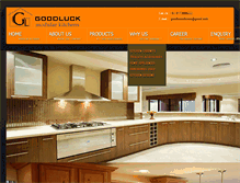 Tablet Screenshot of goodluckkitchen.com